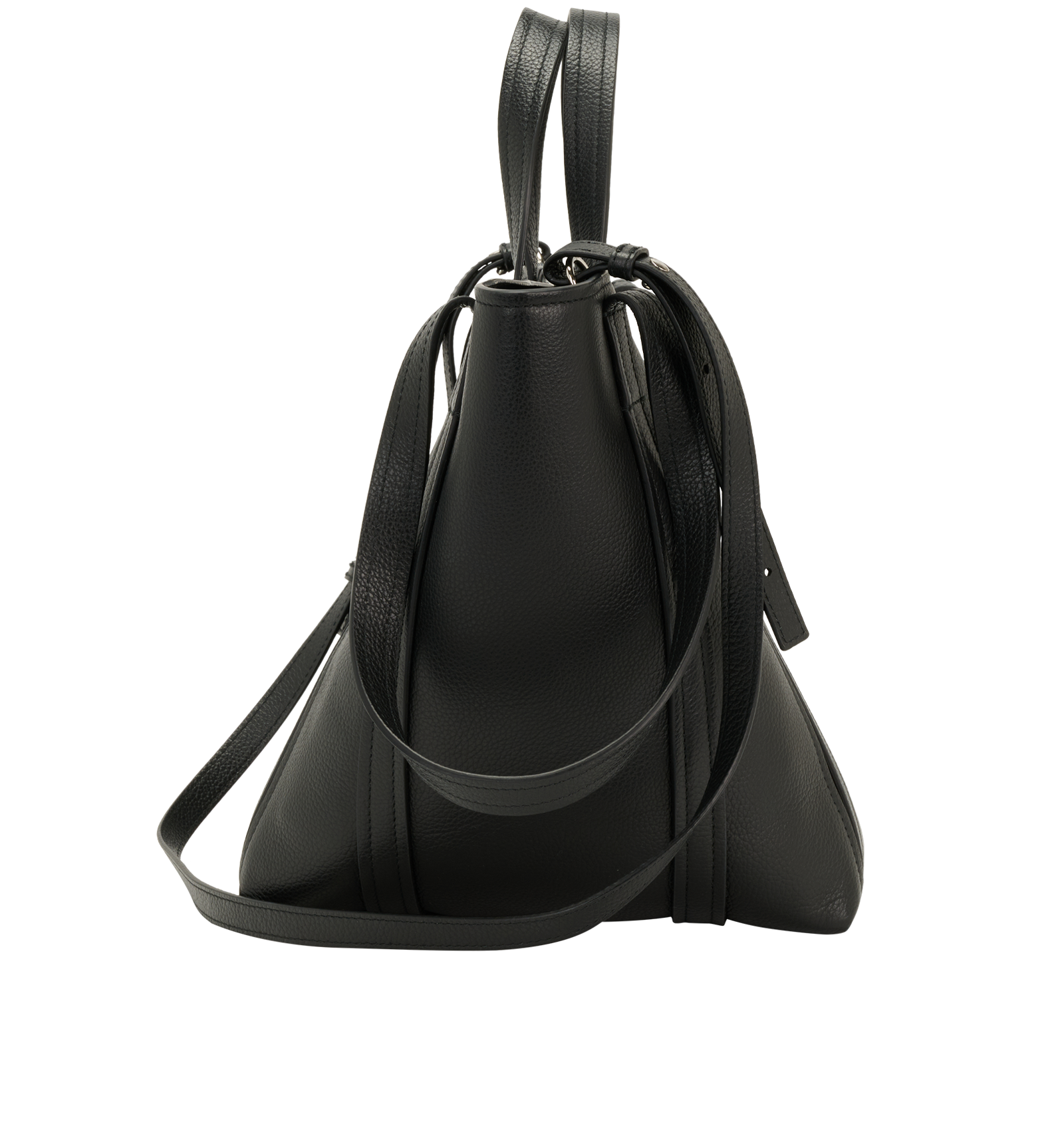 Everyday Tote XS, &pound;375, Handbags, Black, Leather, Side view